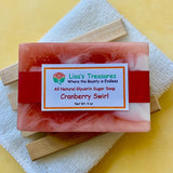 Lisa's Treasures Cranberry Swirl Soap